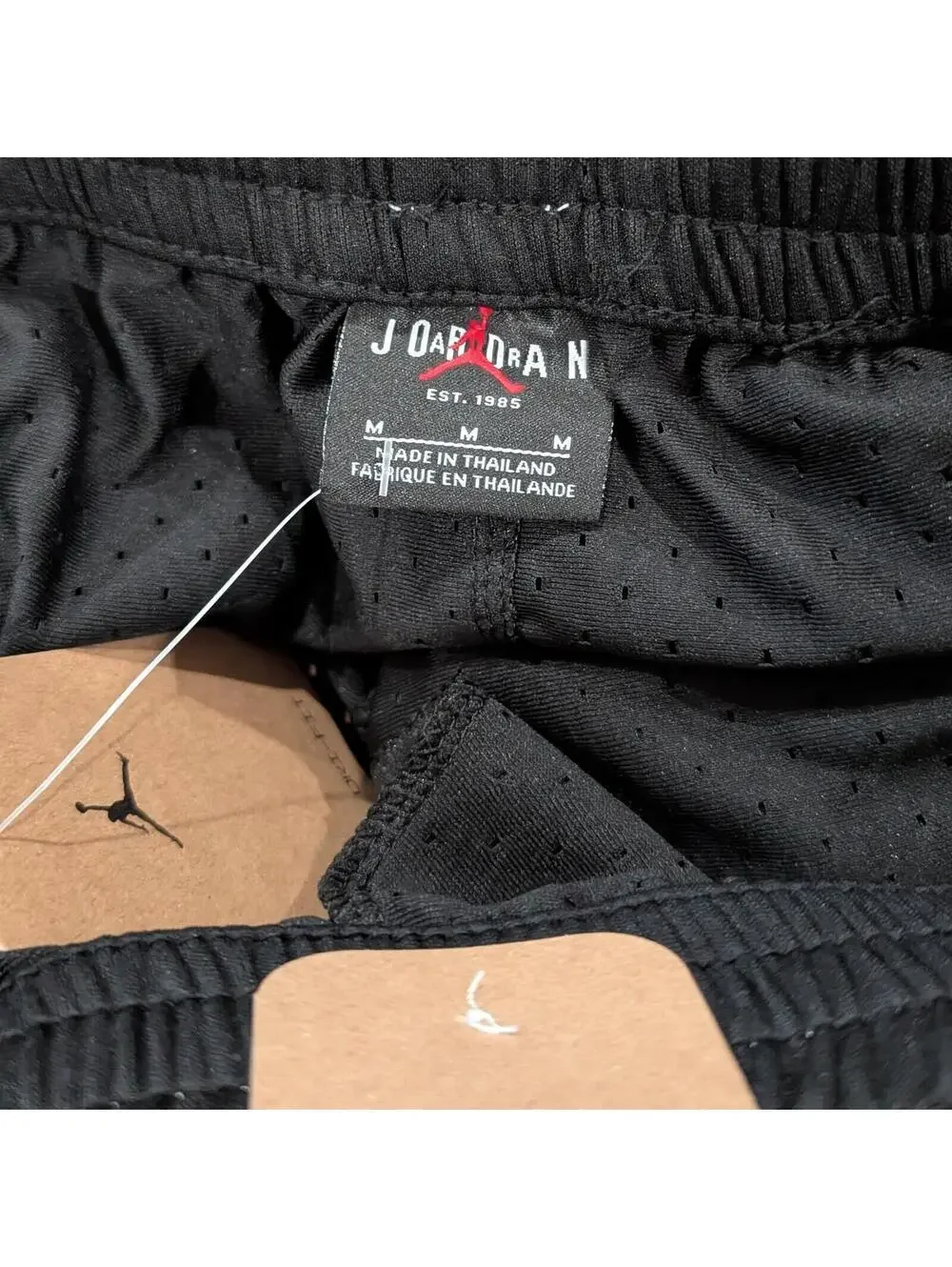 Nike Men's/Women's Jordan Sport Dri-Fit Diamond Shorts Black/White Size M
